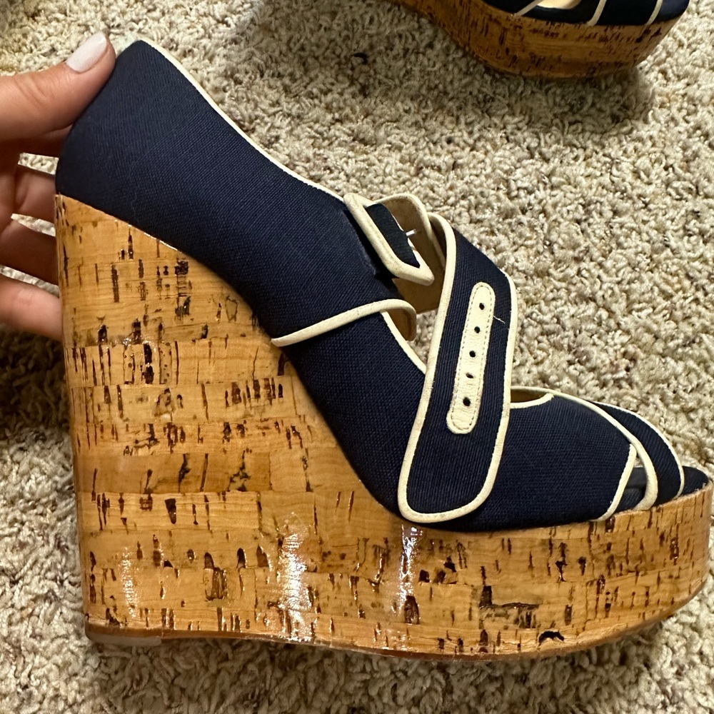 Christian Louboutin wedge sandal